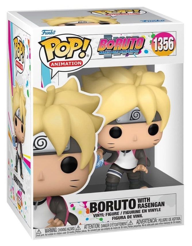 Affichez l’énergie et la détermination de Boruto avec cette figurine Pop! n°1356 : posture dynamique, Rasengan en main, idéale pour tout fan de Boruto: Naruto Next Generations.