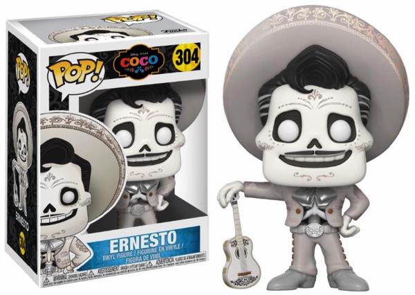 Immergez-vous dans le monde enchanteur de "Coco" avec cette figurine Funko Pop d'Ernesto de la Cruz, le célèbre chanteur de l'univers du film.