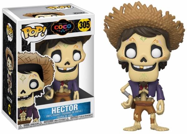 Ajoutez une touche d'émotion et de musicalité à votre collection avec cette figurine Funko Pop de Hector, l'un des personnages les plus aimés du film d'animation "Coco".