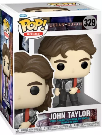 Funko POP! Rocks #329 : John Taylor en version « The Wild Boys ». Figurine vinyl parfaite pour compléter la collection Duran Duran ou offrir aux fans des années 80.
