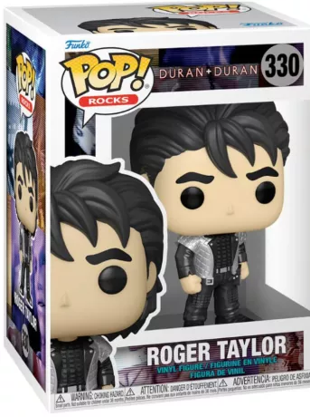 Funko POP! Rocks #330 : Roger Taylor en version "The Wild Boys", le batteur iconique de Duran Duran dans une figurine vinyl parfaite pour les collectionneurs et fans des années 80.