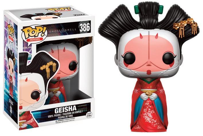 Explorez le monde futuriste et intrigant de "Ghost in the Shell" avec cette figurine Funko Pop de la Geisha, un personnage emblématique du film.