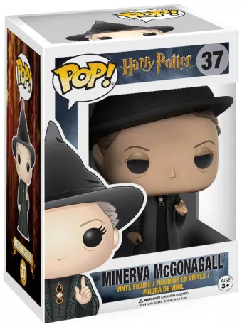 Figurine stylisée de la professeur McGonagall de Poudlard, issue de la licence Harry Potter, parfaite pour enrichir toute collection de fans ou illustrer votre passion pour la magie.