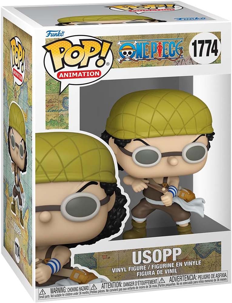 Ajoutez Usopp à votre équipage : posture dynamique avec élastique tendu, prêt à décocher un tir. Un incontournable expressif pour tout fan de One Piece.