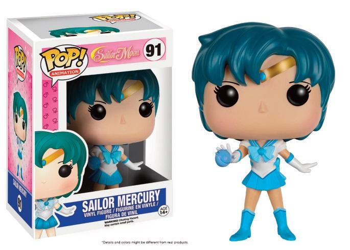 Plongez dans l'univers de l'intelligence et de la sagesse avec cette élégante figurine Funko Pop de Sailor Mercury de "Sailor Moon".