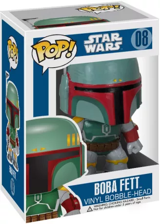 La Funko Pop! #08 de Boba Fett capture l’allure iconique du célèbre chasseur de primes Mandalorien. Une pièce incontournable pour tout collectionneur Star Wars !