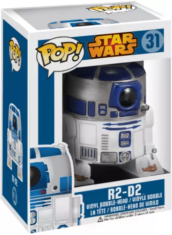 Le fidèle astromech R2‑D2 arrive en version Pop! officielle (#31) : un incontournable pour tous les fans de la saga Star Wars et de figurines vinyl.