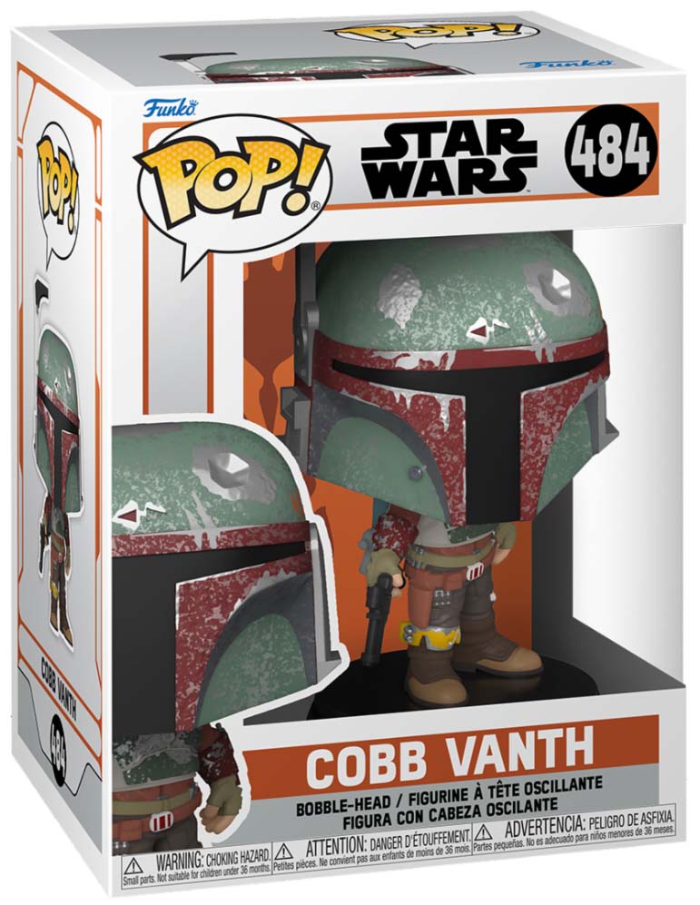 Ajoutez Cobb Vanth, le marshal en armure mandalorienne, à votre collection Funko Pop! inspirée de The Mandalorian.