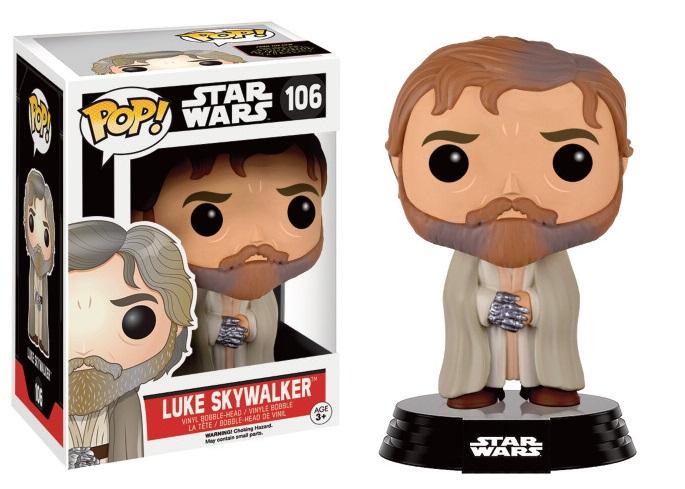 Ressentez la sagesse et la force du légendaire Jedi avec cette figurine Funko Pop de Luke Skywalker, tel qu'il apparaît avec sa barbe dans la troisième trilogie de "Star Wars".