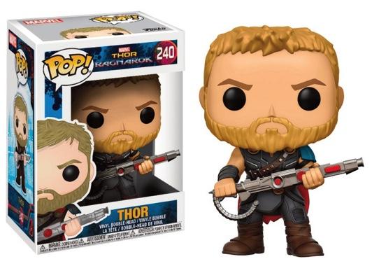 Rejoignez les rangs des dieux nordiques avec cette figurine Funko Pop de Thor, issue du film "Thor: Ragnarok".