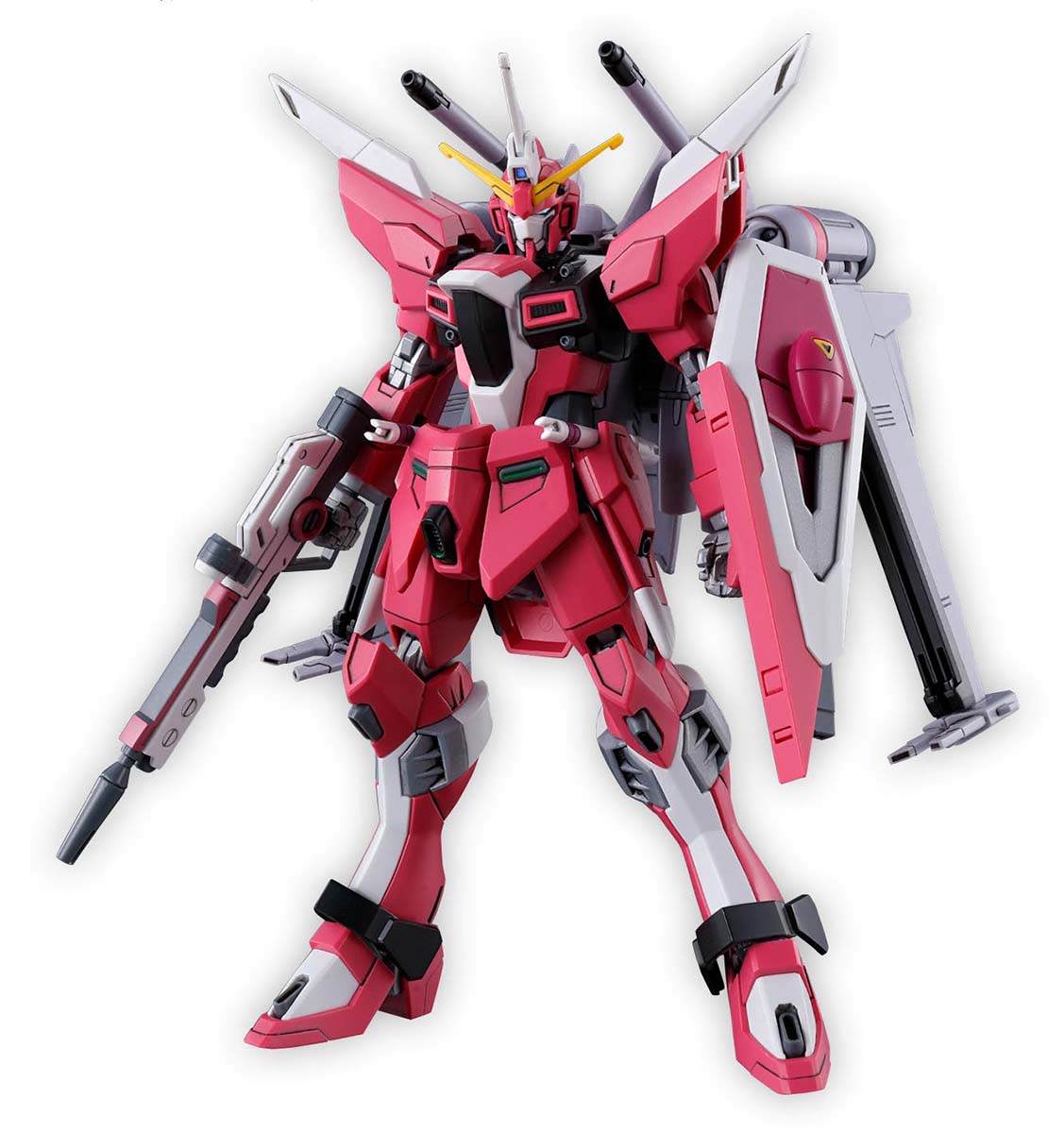 Plongez dans Gundam SEED Freedom avec ce HG 1/144 Infinite Justice Type II articulé, équipé du SEED Action System, ailes mobiles, effets métallisés et faisceau d’attaques – parfait pour les fans et collectionneurs !