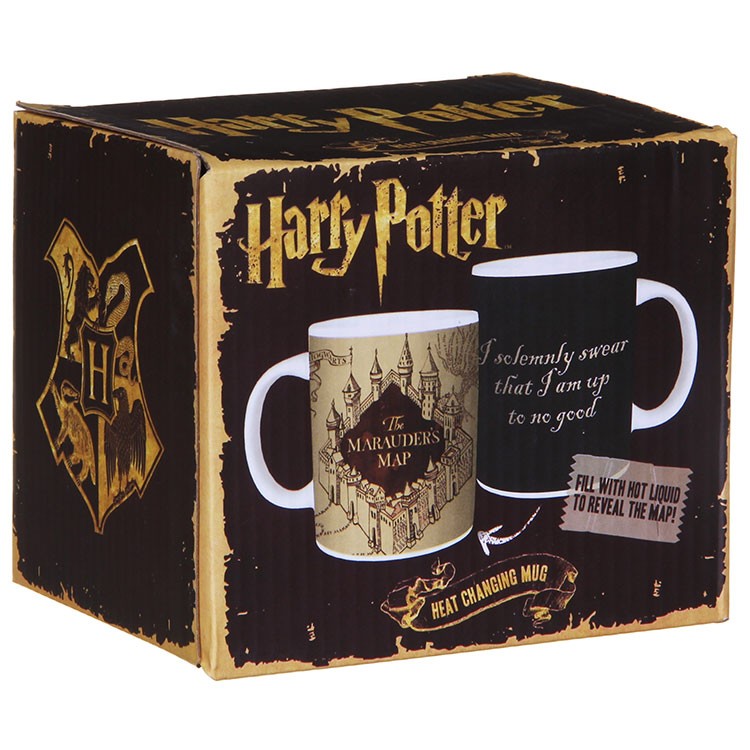 Embarquez dans une aventure magique avec chaque gorgée grâce à ce mug thermique "Carte du Maraudeur" de 400 ml, tiré de l'univers enchanteur de "Harry Potter".