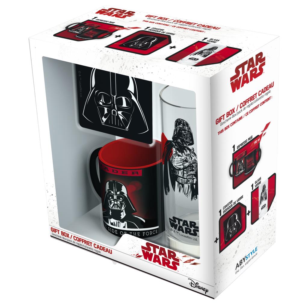 Célébrez le côté obscur de la Force avec ce coffret cadeau Star Wars exclusif, mettant en vedette l'emblématique Dark Vador.